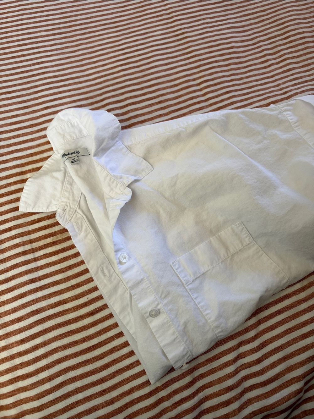 Madewell White Button Down